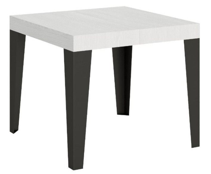 Petite table extensible carrée 90x90/246 cm Flavio - Photo n°1