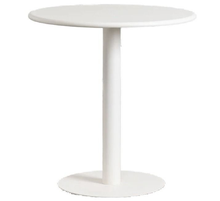 Petite table ronde en acier mat BIVO 70 cm - Photo n°1
