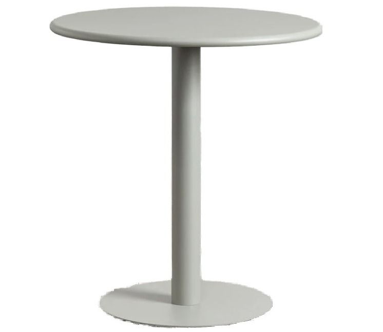 Petite table ronde en acier mat BIVO 70 cm - Photo n°1