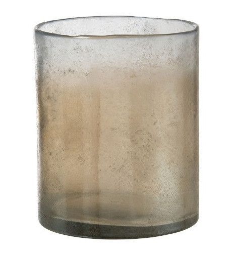 Photophore verre beige Liath H 23 cm - Photo n°1