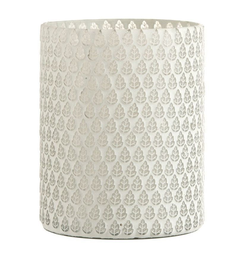 Photophore verre blanc Licia - Photo n°1