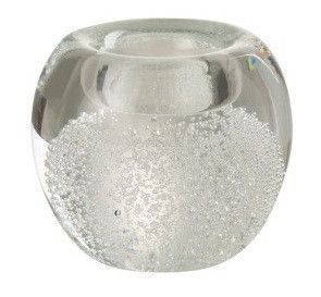 Photophore verre transparent Ettis - Photo n°1