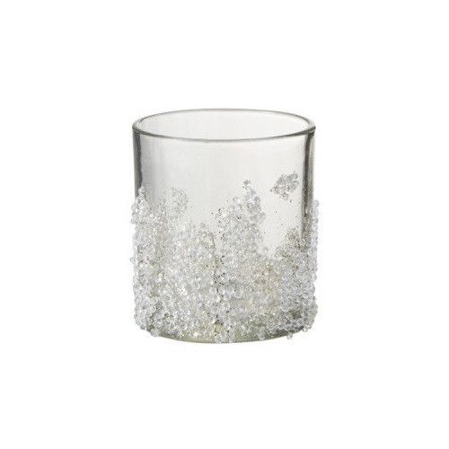 Photophore verre transparent Licia H 8 cm - Photo n°1