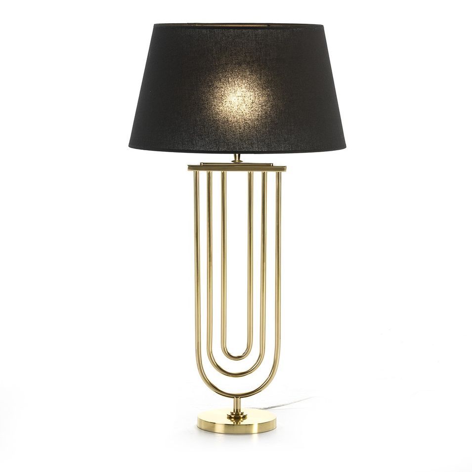 Pied de lampe métal doré Veronica 65 - Photo n°1