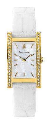 Pierre Lannier Classic 007g590 - Movement: Tm - Case: Gold Stainless Steel 19x25mm - Bracelet: Leather/cuoio 14mm - Water Resistant: 30m - Photo n°1