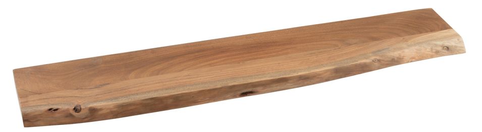 Planche murale bois acacia naturel Kheira L 115 cm - Photo n°1