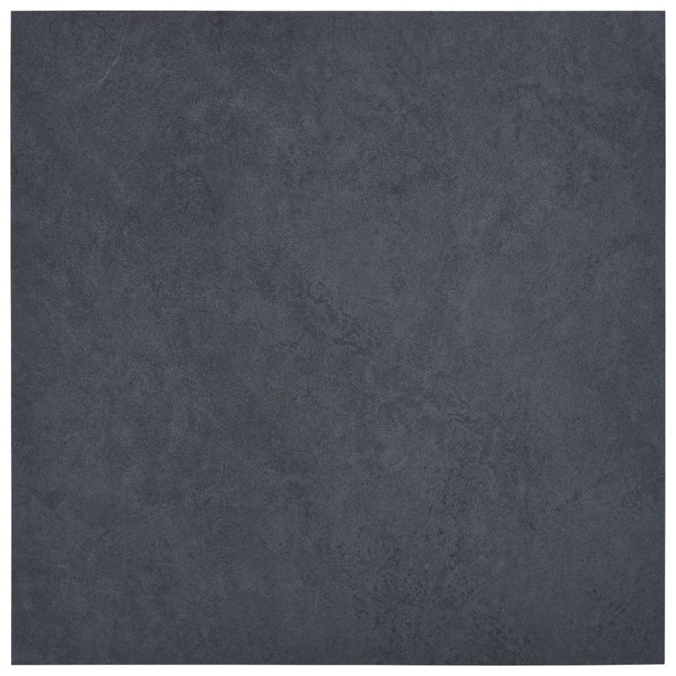 Planches de plancher autoadhésives 5,11 m² PVC Noir Marbre - Photo n°1