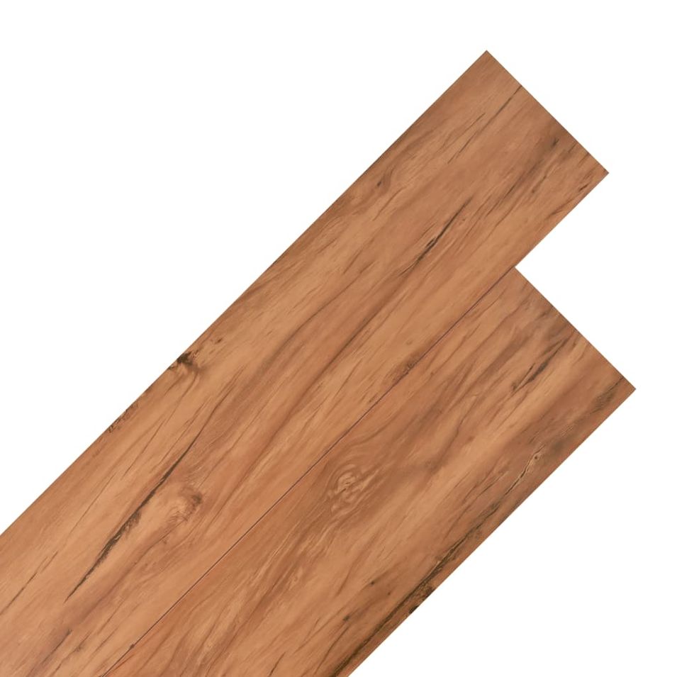Planches de plancher PVC 4,46 m² 3 mm Olm naturel - Photo n°1