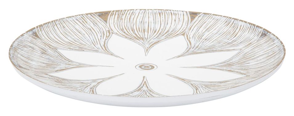 Plateau décoratif en polyrésine atene cm ø 35,5 x 4,4 - Photo n°1