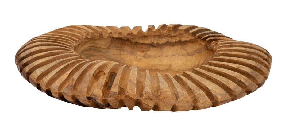 Plateau geris teck cm ø 35x7 - Photo n°1