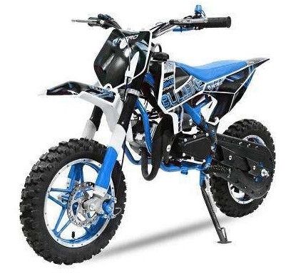 Pocket bike 49cc BullBike 10/10 bleu - Photo n°1