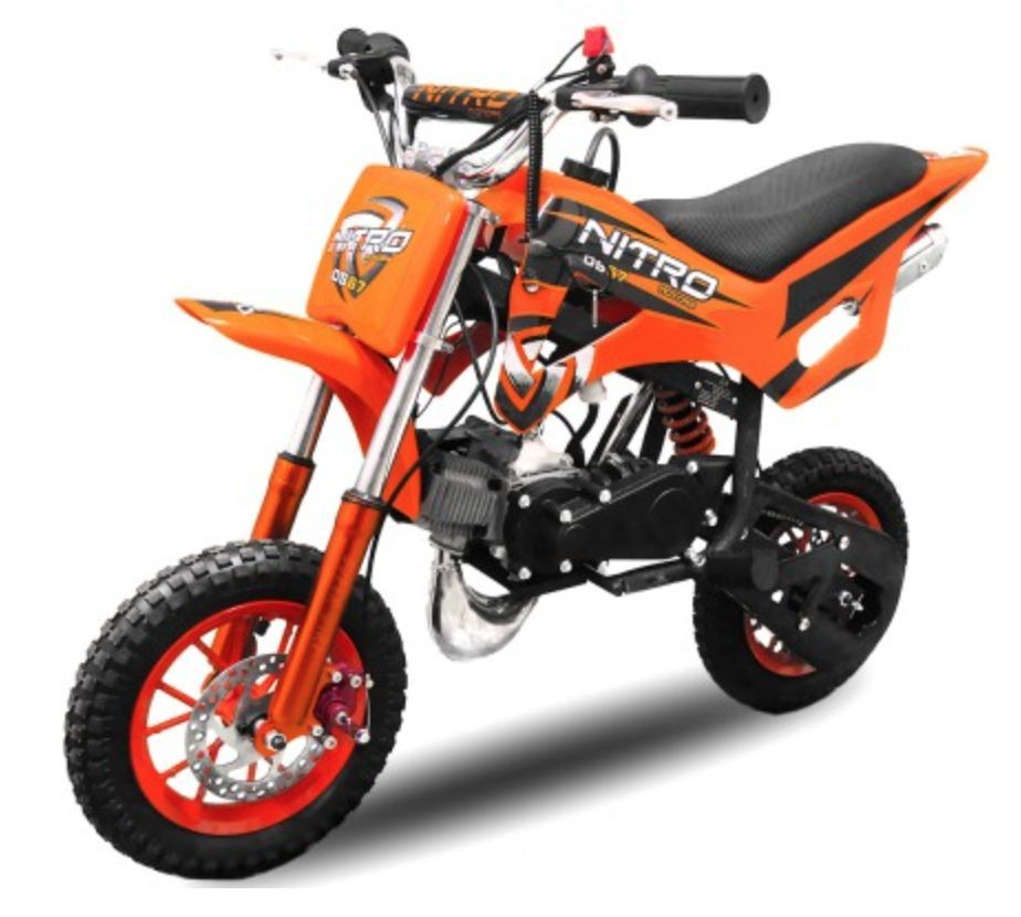 Pocket bike cross 49cc orange DS67 7/7 - Photo n°1