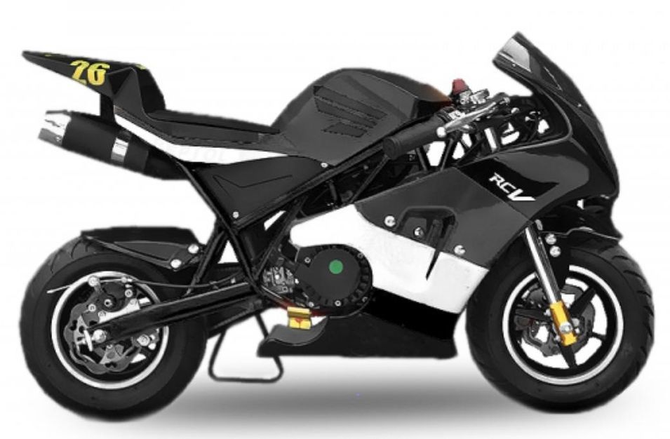 Pocket bike Rocket Deluxe PS50 49cc noir - Photo n°1
