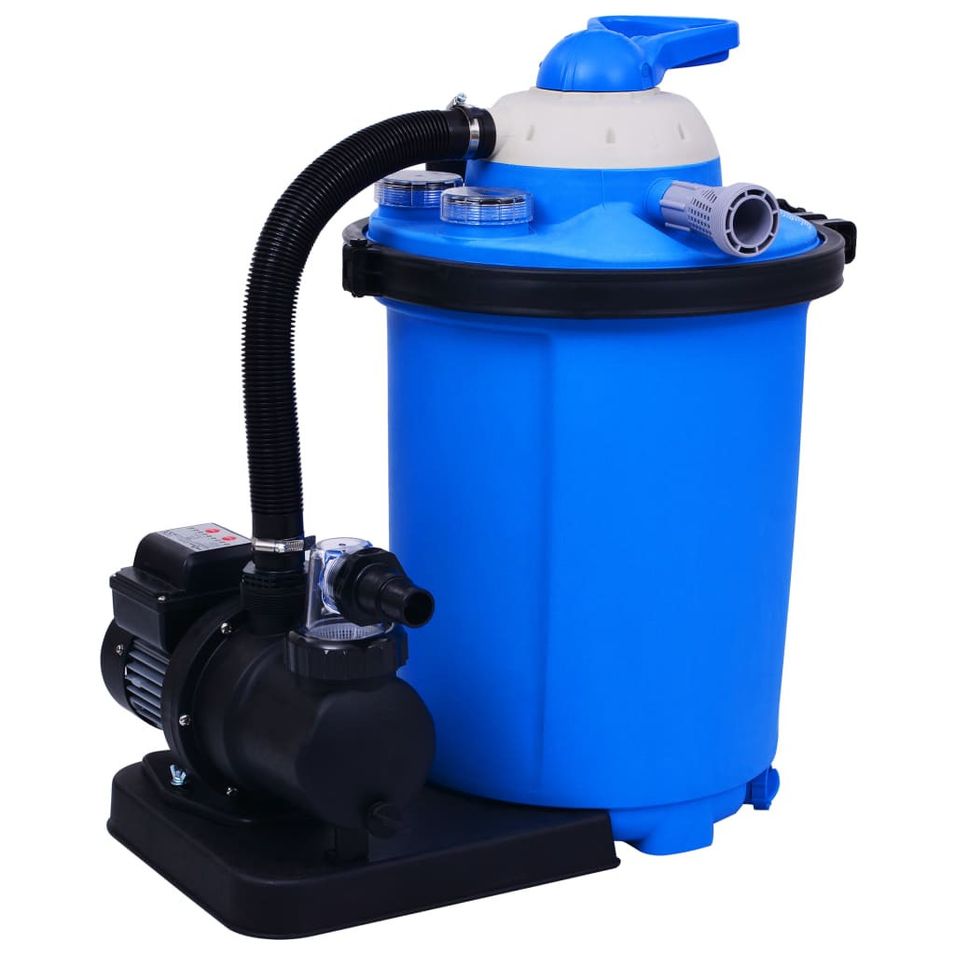 Pompe de filtration à sable avec minuterie 550W 50 Litres - Photo n°1