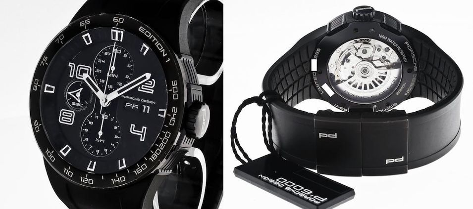 Porsche Design P6341 Flat Six P6341 - Limited Edition Nr 903/935 Chrono Automatic Ss Pvd Black Day&date Front&back Rubber Strap Pvd Black Deployante Wr 120m Swiss Made 6341.13.44.1169 - Photo n°1