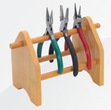 Portapinze In Legno, Fino A 6-8 Pinze (pinze Non Incl.) / Wooden Pliers Holder, Up To 6/8 Pcs. (pliers Not Incl.) RR995 - Photo n°1