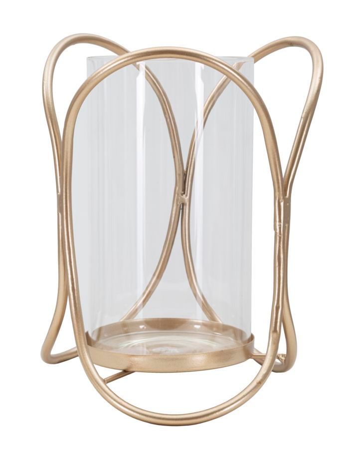 Porte-bougie glox dark cm ø 16x21,5 - Photo n°1