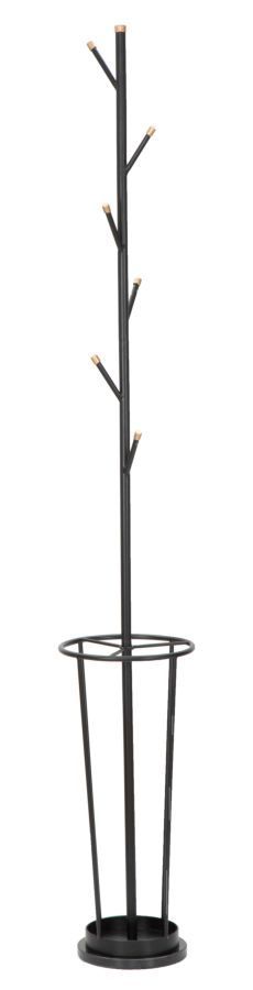 Porte-parapluie/porte-parapluie glamour noir ø 26 x 176 cm - Photo n°1