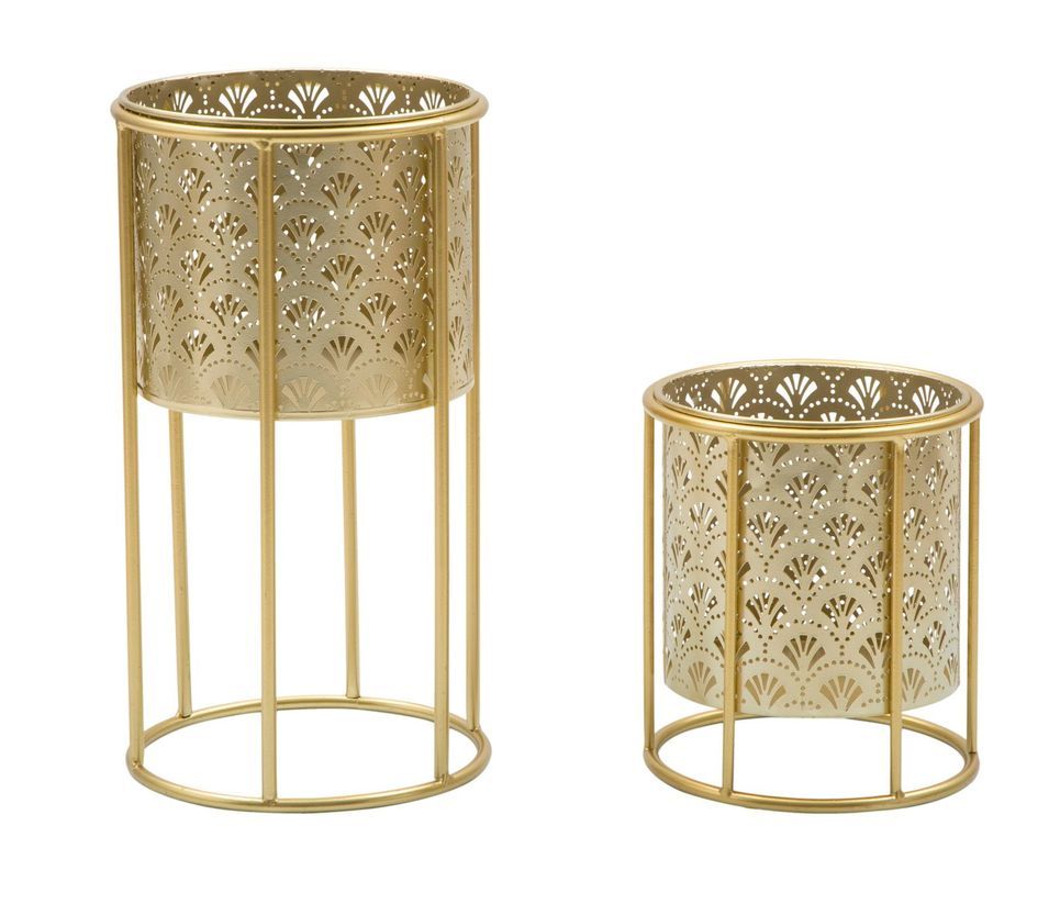 Porte-vase golvy, lot de 2 pièces -a- cm ø 21x40-19x22 - Photo n°1