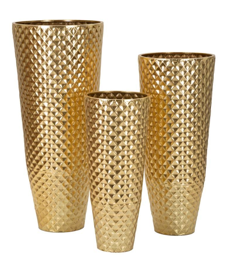 Porte-vases glotty, ensemble de 3 pièces, ø 48 x 110 cm, 40 x 93 cm, 33 x 77 cm - Photo n°1