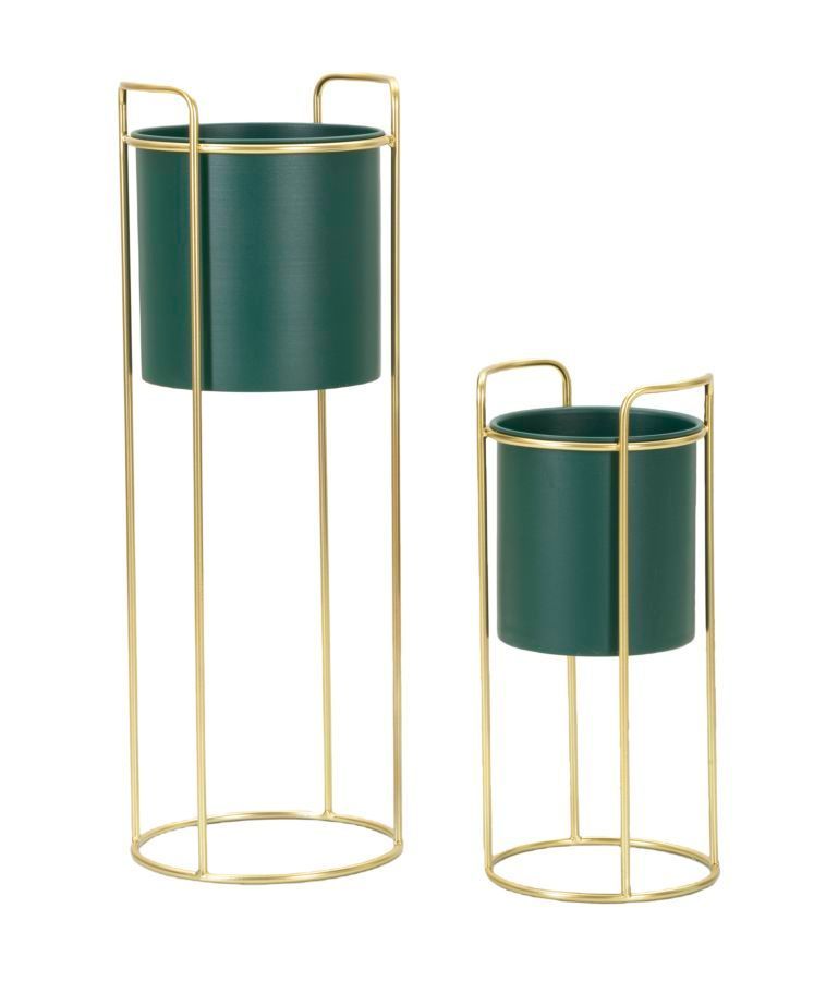 Porte-vases grent slim, lot de 2, ø 24 x 70 cm - 19,5 x 45 cm - Photo n°1