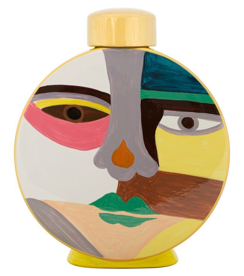 Pot piccassy coloré rond cm 23x9x28 - Photo n°1