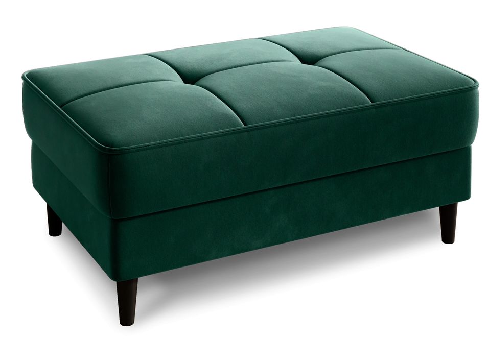 Pouf avec rangement en tissu BOZA - Photo n°1