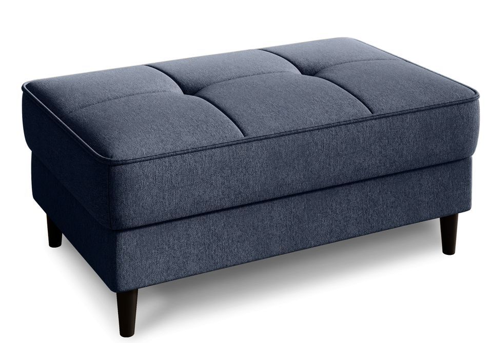 Pouf avec rangement en tissu BOZA - Photo n°1