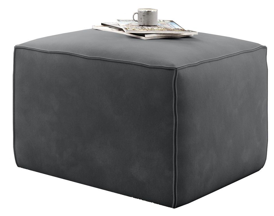 Pouf de salon en tissu WILACE – Élégant et confortable - Photo n°1