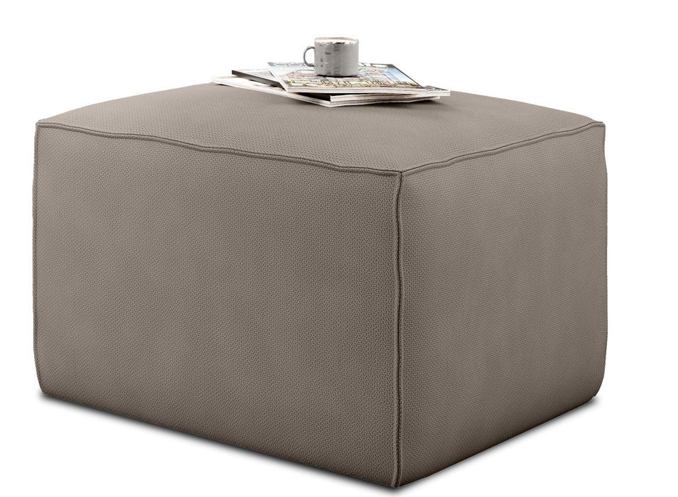Pouf de salon en tissu WILACE – Élégant et confortable - Photo n°1