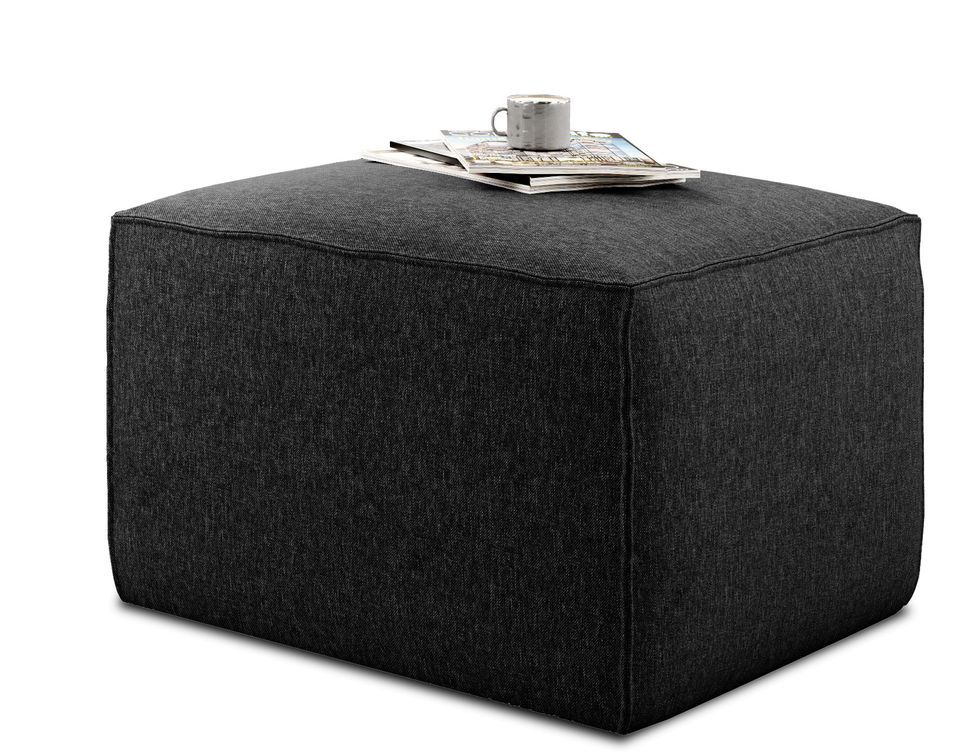 Pouf de salon en tissu WILACE – Élégant et confortable - Photo n°1