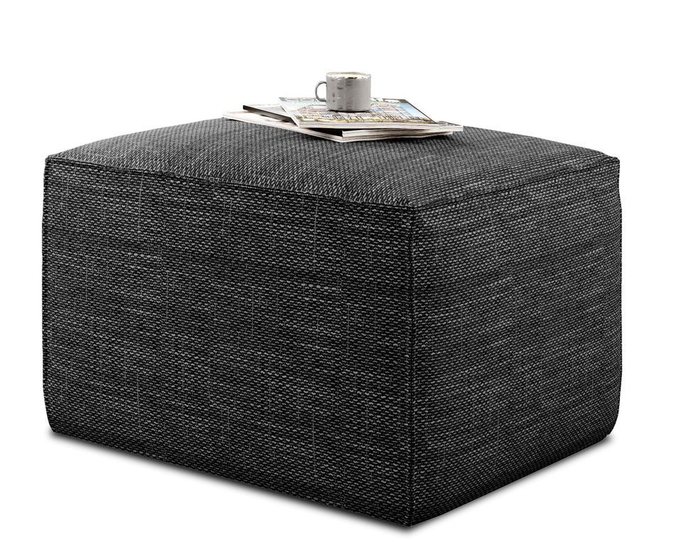 Pouf de salon en tissu WILACE – Élégant et confortable - Photo n°1
