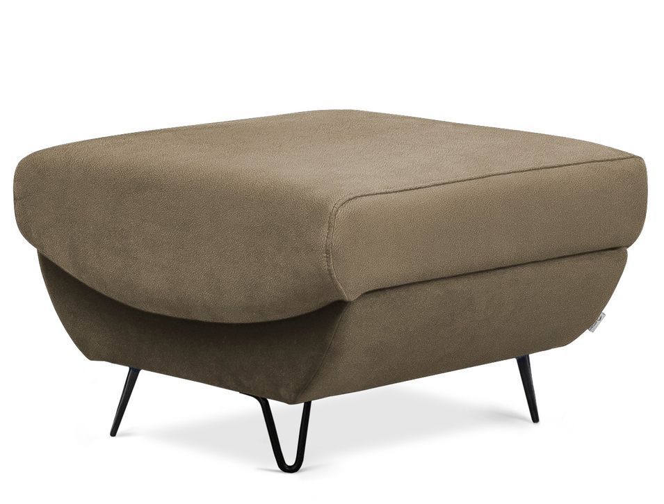 Pouf en velours ZURIK – Confort et praticité - Photo n°1