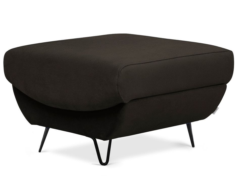 Pouf en velours ZURIK – Confort et praticité - Photo n°1