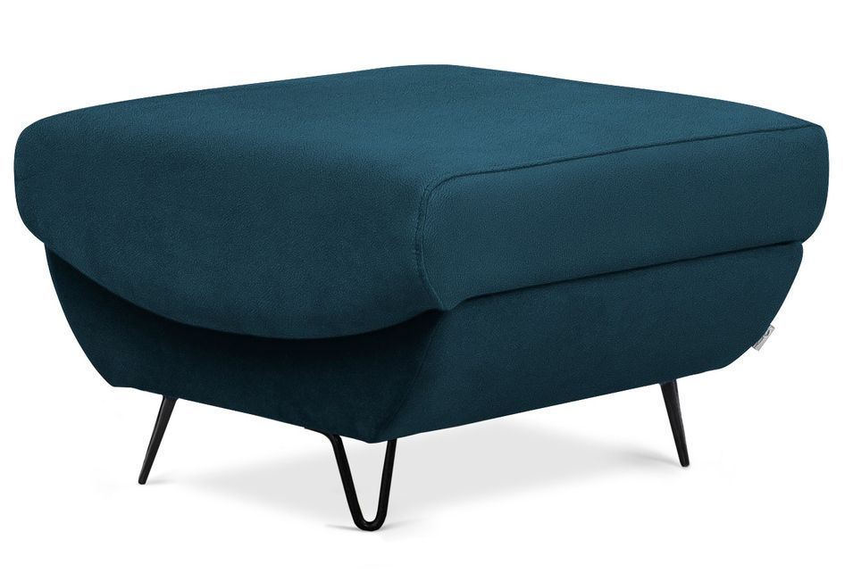 Pouf en velours ZURIK – Confort et praticité - Photo n°1