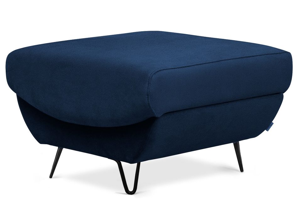 Pouf en velours ZURIK – Confort et praticité - Photo n°1