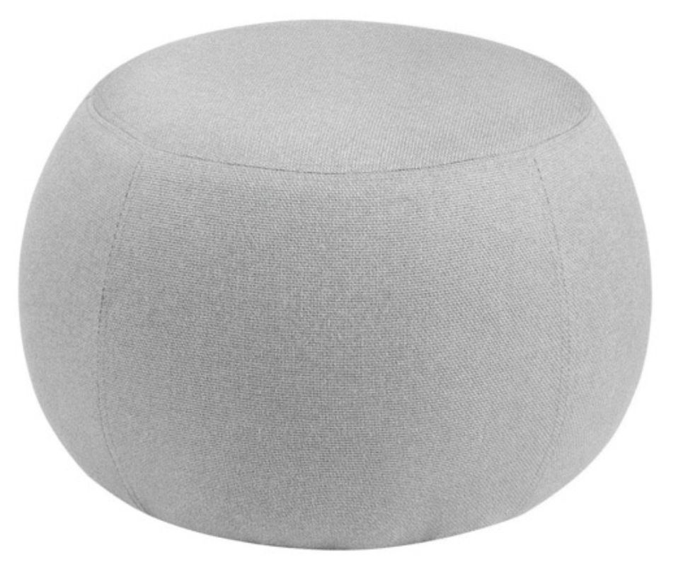 Pouf rond en tissu Parko - Photo n°1