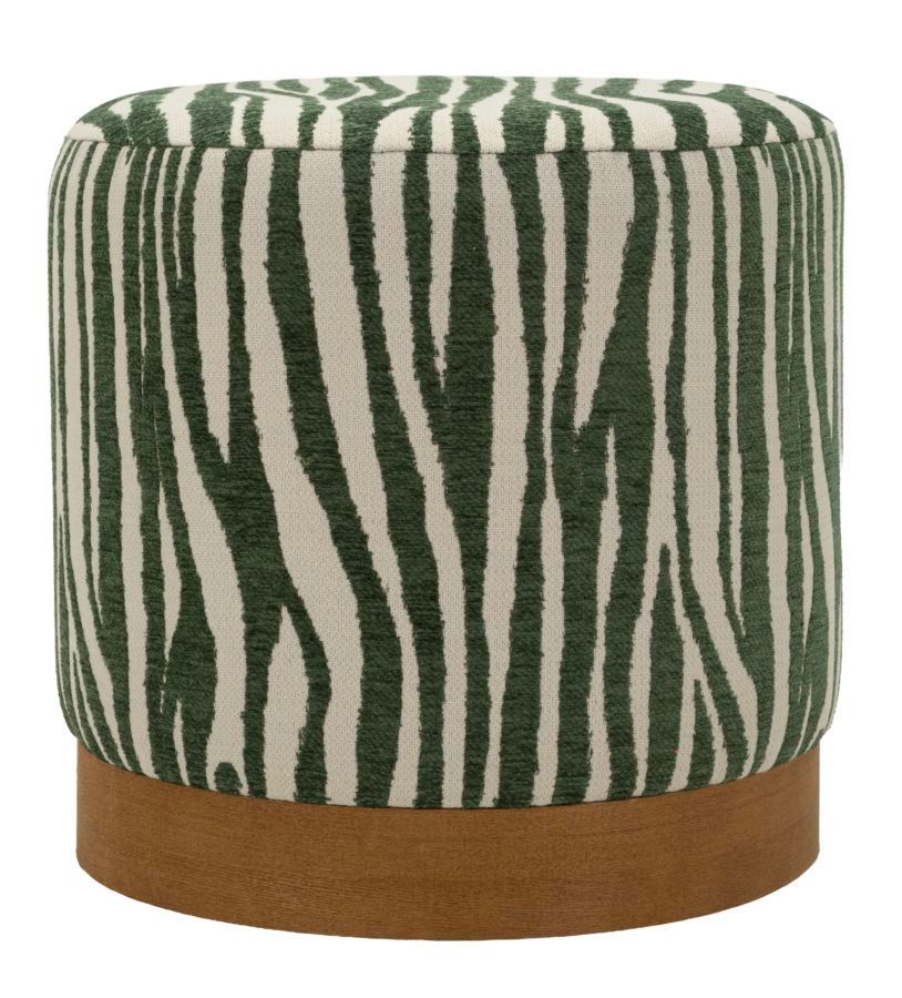 Pouf savana vert cm ø 40x40 - Photo n°1