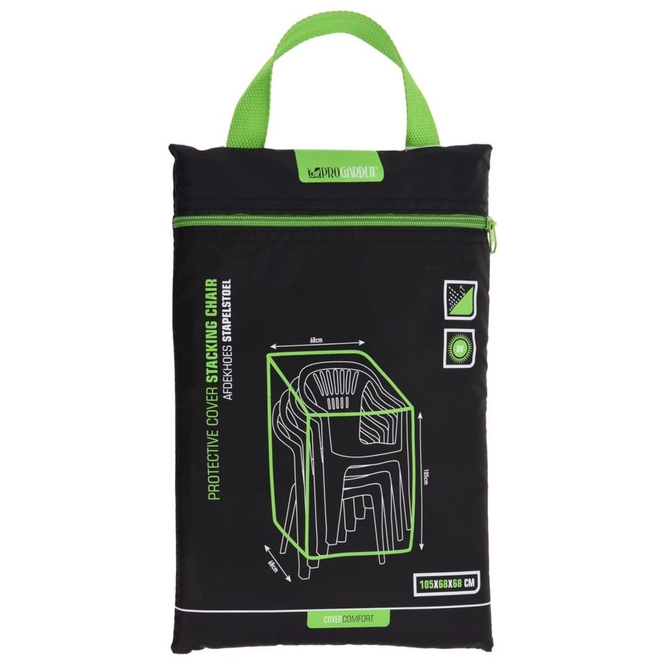 ProGarden Housse de meubles d'extérieur 68x68x105 cm Noir - Photo n°1