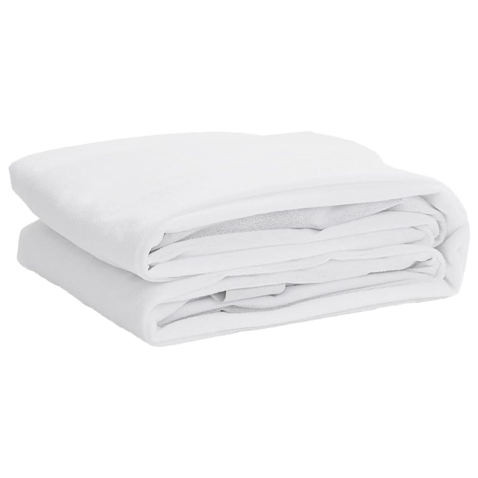 Protège-Matelas imperméable blanc 3 cm avec sangles Lizo - Disponible en plusieurs tailles - Photo n°1