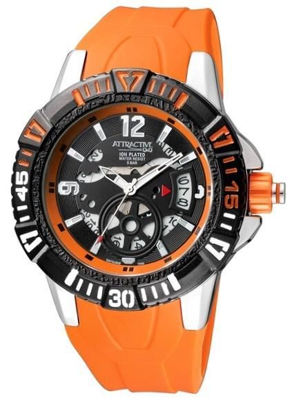Q&q Attractive - Stylish Sport Collection 45mm Wr 5atm Wr 5atm Ion Plated S/s Case DA72J312Y - Photo n°1