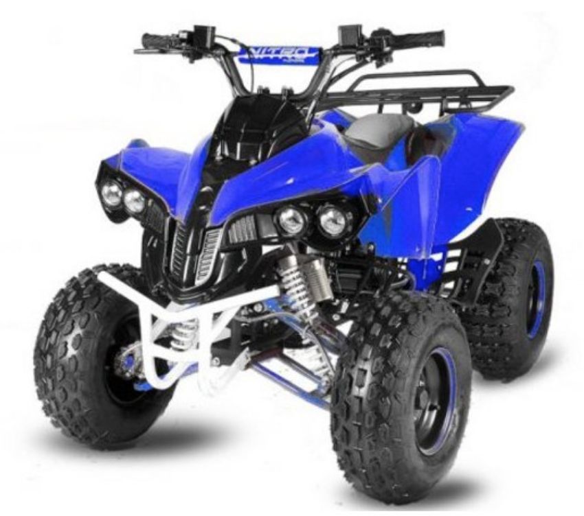 Quad 125cc Warrior XXL 8 Semi automatique Bleu - Photo n°1