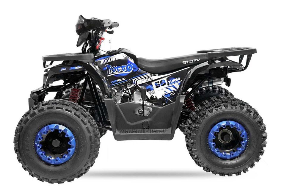Quad 4 temps 125cc bleu Rocco RS 8
