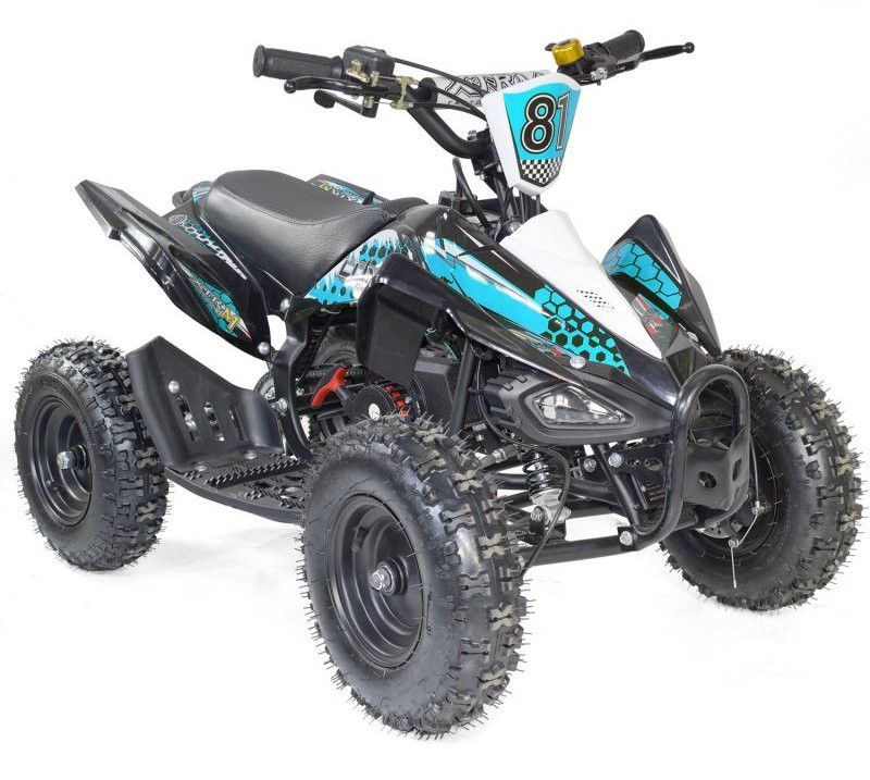 Quad 50cc noir et bleu 6