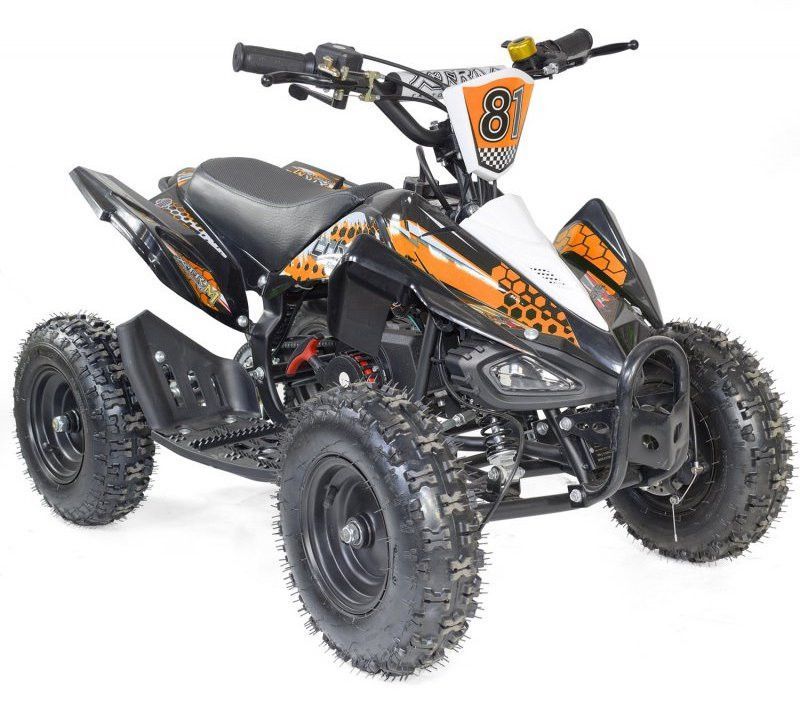 Quad 50cc noir et orange 6