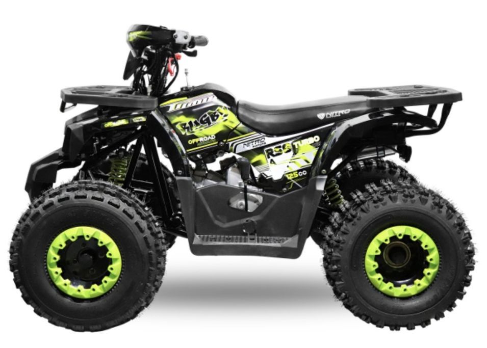 Quad automatique 125cc adulte Rugby RS8 3G vert - Photo n°1