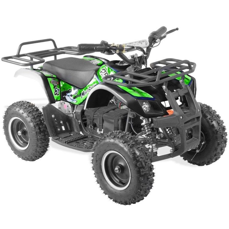 Quad électrique 800W Randonné vert et noir - Photo n°1
