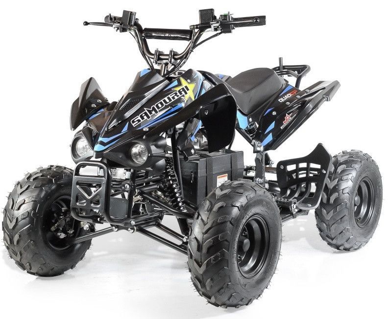 Quad électrique ado KX 750W brushless (1200W) 7 pouces bleu - Photo n°1