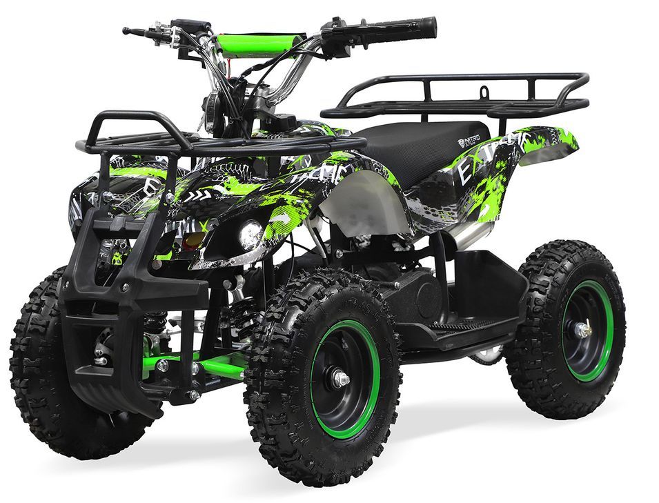 Quad enfant 49cc graffiti vert 6