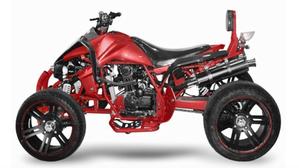 Quad Homologué 250cc Speedbird Street Racer RS 14SP Rouge - Photo n°1